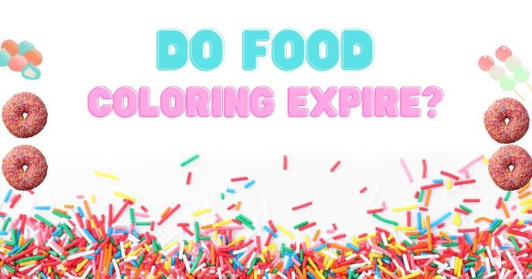 do food coloring expire