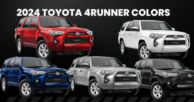 2024 Toyota 4Runner colors