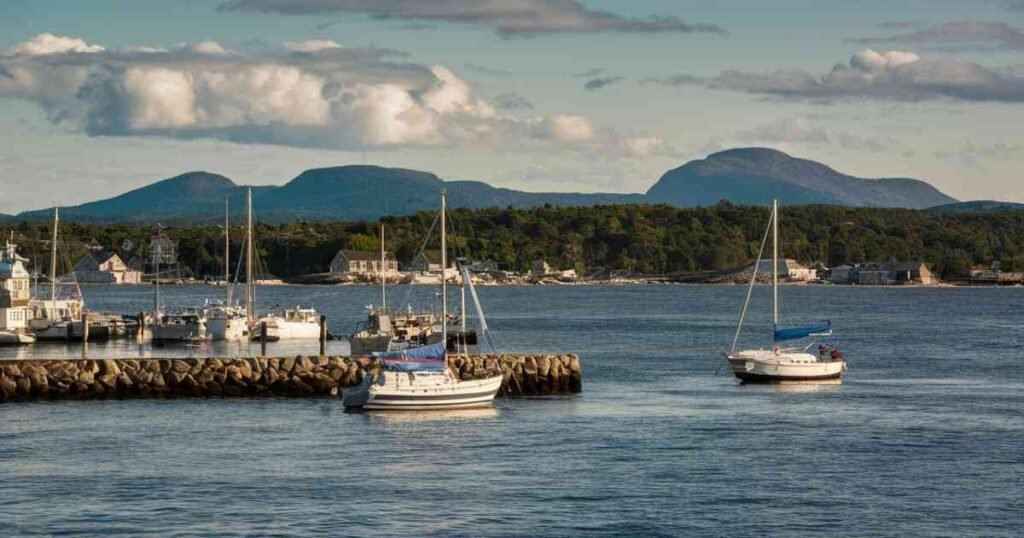 Bar Harbor, Maine for Ocean and Mountains